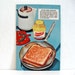 Magnet Vintage Food Advertisement French Mustard Cheese Sandwich Large 5" x 7.5"