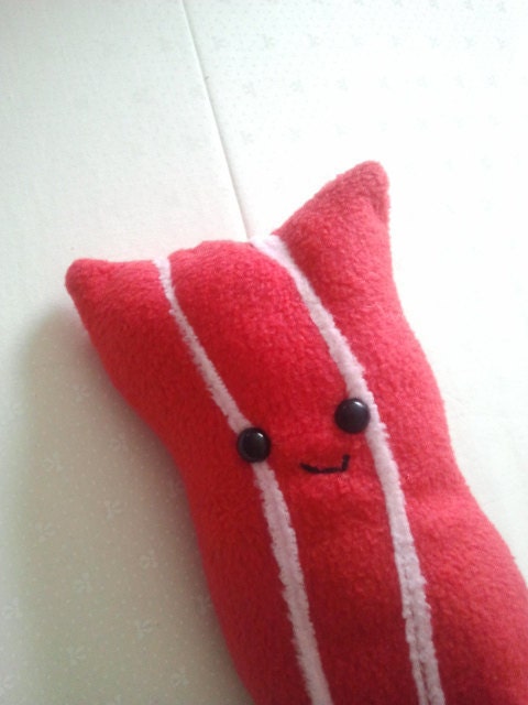 bacon plush toy