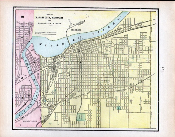 Street map Kansas City Missouri