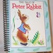 Vintage Altered Little Golden Book Journal The Tale of Peter Rabbit by Beatrix Potter Notebook / Diary
