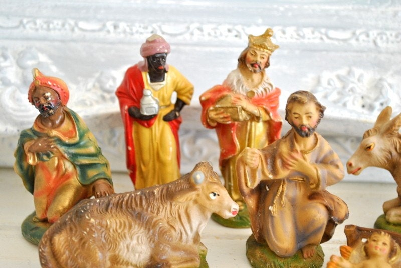 Vintage Nativity Scene