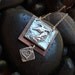 Vintage Heart Greyhound Necklace