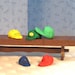 Collection of miniature Baseball caps