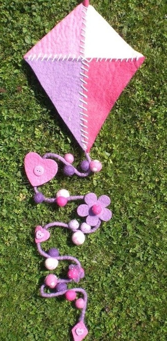 Items similar to Felt Kite Wall Hanging Kit on Etsy