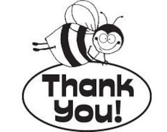 Popular items for Bee Rubber Stamp on Etsy