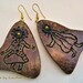 African Women Gourd Earrings Statement Jewelry