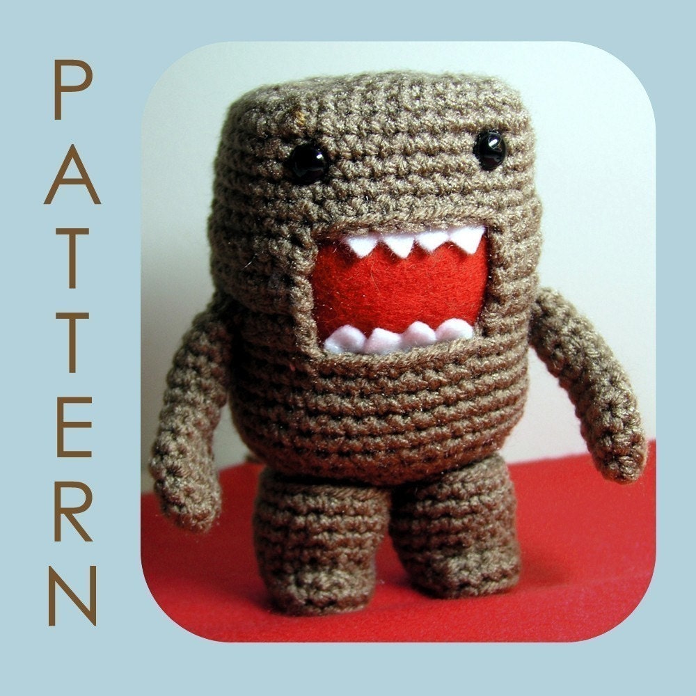 Domokun Amigurumi Crochet Pattern PDF