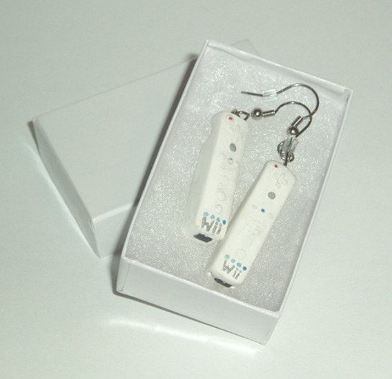 Miniature Wii-mote Earrings