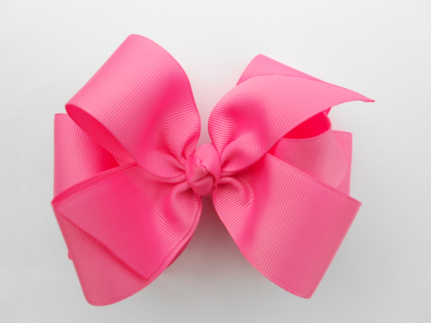 Basic Large Hair Bow Custom Boutique By Maciescustombowz On Etsy