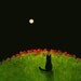 Black Cat POPPY HILL art print by Todd Young