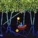 Russian Blue Cat BAYOU Limited Edition Art PRINT of Todd Young painting