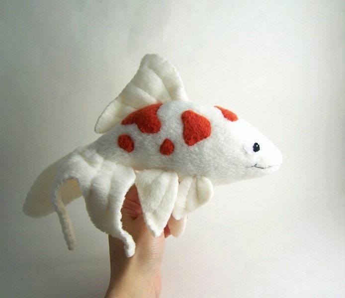 stuffed koi fish