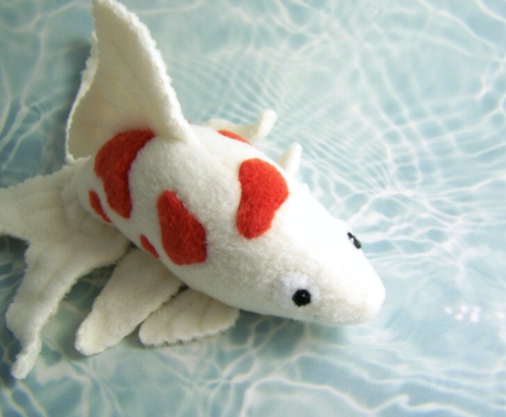 stuffed koi fish