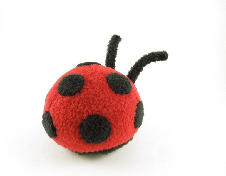 small ladybug stuffed animal