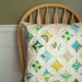 SALE Decorative Pillow Cover Cathedral Window Modern Moda Sugar Pop 18 Inch