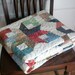 SALE Quilt Lap Batik Earth Tones - 52 x 65
