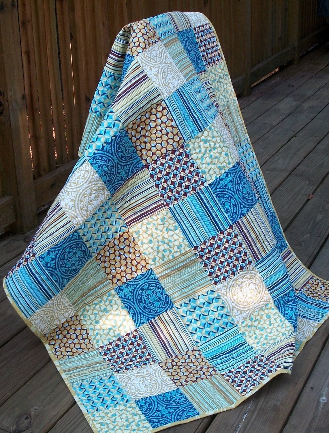 modern baby boy quilt lap joel dewberry chestnut hill 45 x 54