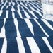 SALE - Table Runner Tatami in Indigo Blue