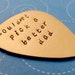Personalized Guitar Pick Brass Hand Stamped Customized Pick Gift for Dad