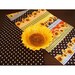 Sunflower Table Runner, Polka Dot Table Runner