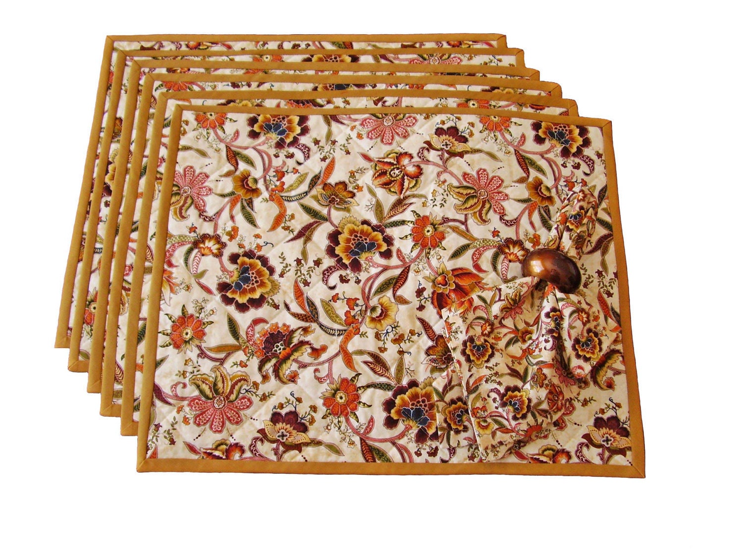 Striped Placemats Floral Placemats Fall Placemats