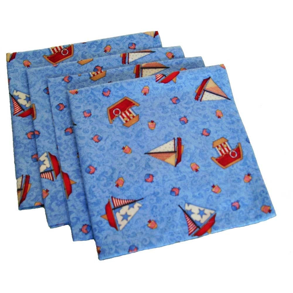 Sailboat Napkins Nautical Napkins Sailboat Décor