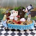 Alice's in Wonderlands Miniature Tea Party Table