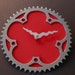 st. pierre tomato recycled bike clock