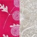 Linen Tea Towel Set - Two Pack Pink and Natural
