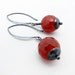 carnelian earrings,gemstone earrings sterling silver earrings orange earrings urban inspired autumn earrings, fall earrings