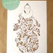 romantic fashion papercut