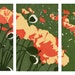 Poppies Triptych - Original Woodblock Prints