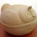 Vintage Casserole Baking Dish - Bird Quail Japan