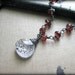 Super 7 and Garnets Necklace - REDUCED PRICE - Melody's Stone Seven Red Garnets Semi Precious Gemstones