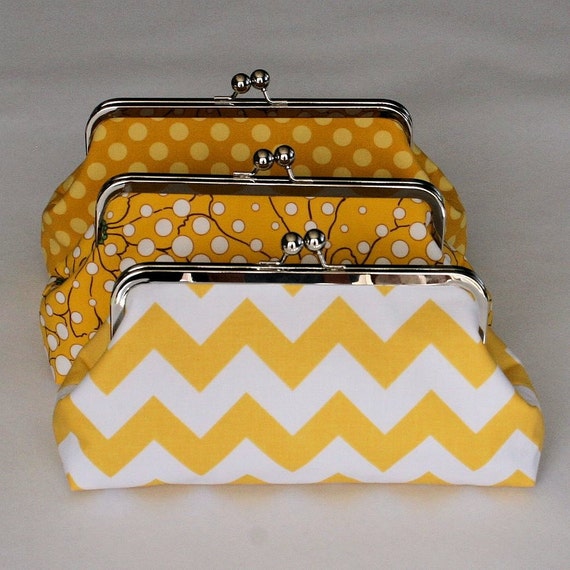 Choose  Clutches, Custom Bridesmaid bridesmaid  yellow   You  Gifts, Wedding Yellow  Made gifts