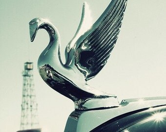 Swan hood ornament | Etsy