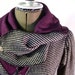 ONE MORE LEFT anika's boyfriend cardigan-- plum lined sweater cardigan. asymmetric button up sweater.