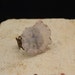 Agate Slice Ring--Ice Queen