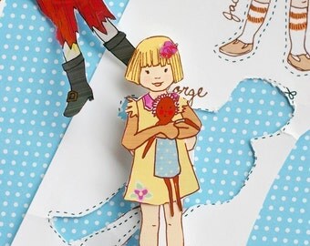 Paper Doll Set - PDF Printable - ALL SETS