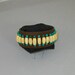 Native American Beaded Leather Bracelet