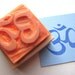 Hand Carved OM Rubber Stamp