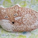 Hand Embroidered Fox Pillow Made to Order
