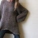 iLE AiYE Exclusive range - Big Soft Comfy Brown sweater LAST ONE