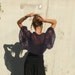 indigo kimono sleeved kid mohair shrug Ltd edition in this shade READY TO SHIP