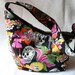 Day of the Dead Hellcat Hobo bag purse Día de los Muertos