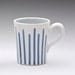 Blue Thin Striped Mug