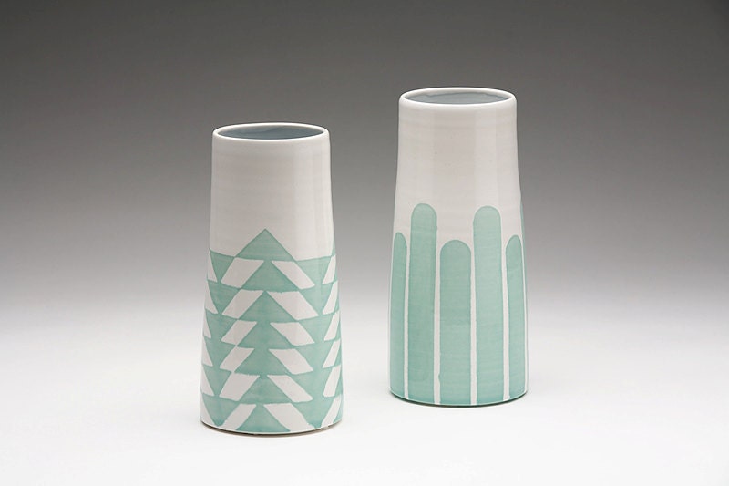 Triangle Vase Sale by dahlhaus on Etsy