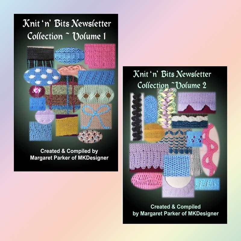 Knit n Bits Newsletter Collection Vol 1 AND Vol 2 by mkdesigner