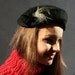 Vintage 50s Hat / Cocktail Hat with Feathers