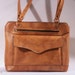 Vintage 1970s Tote Bag / Durable Grandma Purse / Large